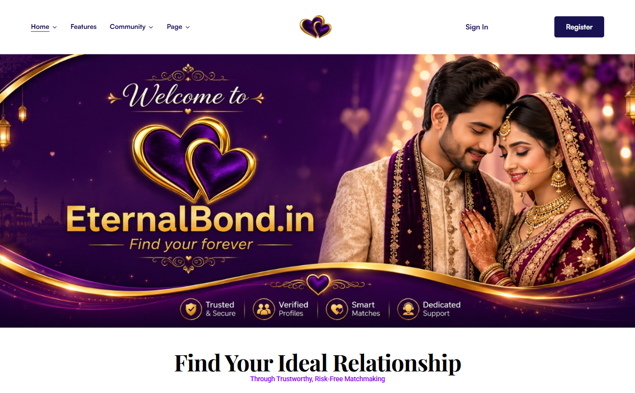 Eternal Bond website